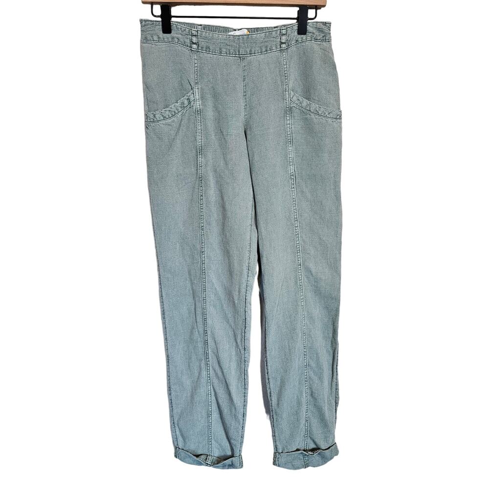 C & C California Linen Blend Pants Women's Smallβ Casual Summer Lightweight